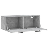 Wall Cabinet Concrete Grey 100x36.5x35 cm Engineered Wood 830160