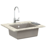 Sink Grey 530 x 460 mm 80% Quartz and 20% Resin 42028425