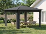 Gazebo without Sidewall 2.6 x 2.6 m Light Grey and Anthracite 42036802