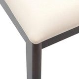 Dining Chair 2 pcs Light Brown and Light Solid Rubberwood 42020393