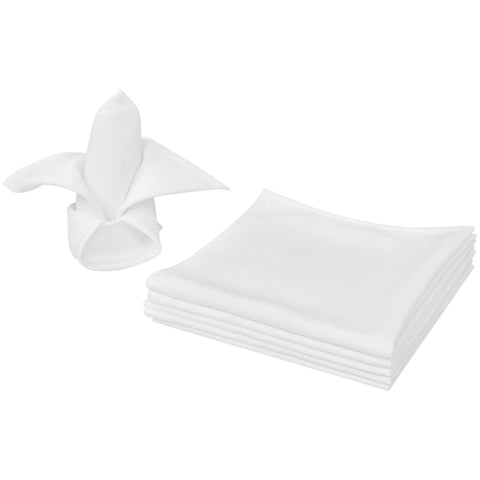 100 Dinner Napkins White 50 x 50 cm 130799