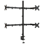 ZNTS Monitor Mount Black Steel VESA 75/100 mm 358004