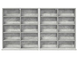CD Cabinet 2 pcs Concrete Grey 65 x 23.5 x 97.5 cm 8012681
