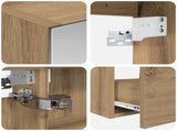Bathroom Cabinet Set 5 pcs Artisan Oak Engineered Wood 3406678