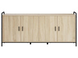 Sideboard Sonoma Oak 135 x 33 x 81 cm Engineered Wood 3434078