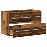 Bathroom Sink Cabinet Old Wood 80x38.5x48 cm Engineered Wood 862533