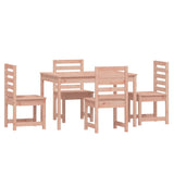 5 Piece Garden Dining Set Solid Wood Douglas 3154688