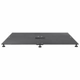 Parasol Base Dark grey 100 x 100 x 4 cm Steel 3407831