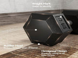 35KG Rubber Hex Dumbbell Portable Hand Weights Dumbbell Home Gym T3398P376840
