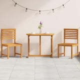 Garden Bistro Set 3 pcs Brown Solid Acacia Wood 3328694