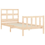 Bed Frame without Mattress 90x200 cm Solid Wood Pine 3192996