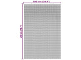 Insect Door Curtain Bamboo Print 100x200 cm Bamboo 4017442