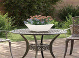 Garden Planter 5 pcs White 35 x 35 x 15 cm Cold-rolled Steel 873799