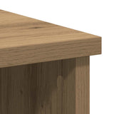 Sideboard with Drawer Artisan Oak 101x35x76 cm Engineered Wood 861570
