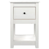 Bedside Cabinets 2 pcs White 40x35x61.5 cm Solid Wood Pine 821732