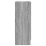 Vitrine Cabinet Grey Sonoma 82,5x30,5x80 cm Engineered Wood 815616