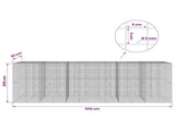 Gabion with 5 mm Wire and 5x5 cm Mesh 600x30x200 cm 3464214