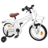 Kids Bike 14 Inches for 3-5 Years Old White 42009296