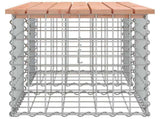Garden Bench Gabion Design 103x44x42 cm Solid Wood Douglas 834339