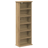 CD Cabinet 2 pcs Artisan Oak 32 x 17 x 92 cm Engineered Wood 8012761