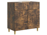 Sideboard Smoked Oak 66 x 34.5 x 90 cm Engineered Wood 894640