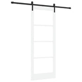 Sliding Door ORKDAL White and Black 83 x 211 cm 3331860