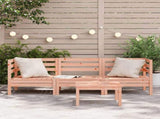 Garden Sofa Douglas natural wood Solid Douglas Wood 3-Seater 838031