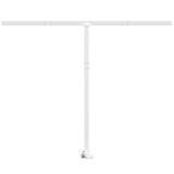 Awning Post Set White 300x245 cm Iron 315090