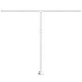 Awning Post Set White 300x245 cm Iron 315090