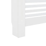 Radiator Covers 2 pcs White 112x19x81.5 cm MDF 3051374