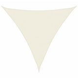 Sunshade Sail Oxford Fabric Triangular 5x5x5 m Cream 42301