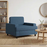 Armchair Blue Fabric 42043462