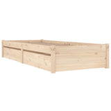 3103463 Bed Frame without Mattress with Drawers 90x200 cm