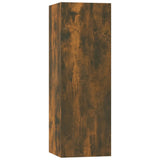 5 Piece TV Cabinet Set Smoked Oak Engineered Wood 3114443