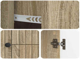 TV Cabinet Sonoma Oak 89 x 34.5 x 60 cm Engineered Wood 894197