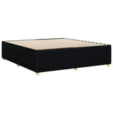 Bed Frame without Mattress Black Super King Fabric 3285041