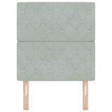 Headboard with Headboard Light Grey 80 cm Faux Leather 3337740