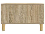 Coffee Table Sonoma Oak 90 x 50 x 40 cm Engineered Wood 894727