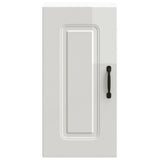 Kitchen Wall Cabinet "Kalmar" High Gloss White Engineered Wood 853539