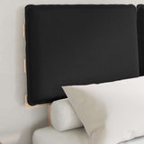 Bed Frame with Upholstered Headboard Black 120 x 190 cm 877296