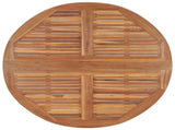 Folding Garden Dining Table 110x75 cm Solid Wood Teak 318479
