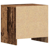 Bedside Cabinet with Drawer 2 pcs Old Wood 45 x 34 x 44.5 cm 863354