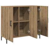 Sideboard Artisian Oak 90x34x80 cm Engineered Wood 857315