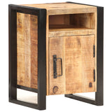 ZNTS Bedside Cabinet 40x35x55 cm Solid Mango Wood 321567