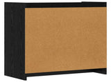 Sideboard Black Oak 72 x 36 x 80 cm Engineered Wood 8011092