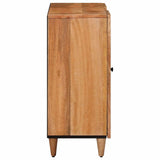 Sideboard with Shelf Natural 90 x 33 x 75 cm Solid Mango Wood 4018288
