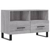 TV Cabinet Grey Sonoma 80x36x50 cm Engineered Wood 829002
