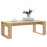 Coffee Table Sonoma Oak 102x50x35 cm Engineered Wood 823361