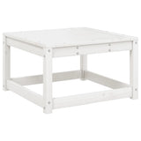 Garden Sofa Set White Solid pine wood 3 Piece Modular 3216986