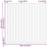 Acoustic Wall Panels 8 pcs Slatted 60.5x60 cm Oak Veneer 42002583